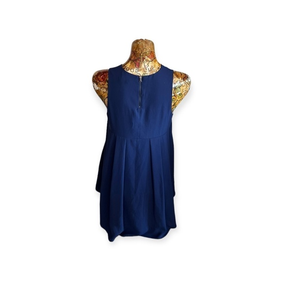 Aryeh blue sleeveless tunic top small - Picture 4 of 8